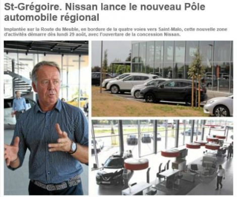 La plus grande CONCESSION NISSAN de l’Ouest réalisée par A3A INGENIERIE