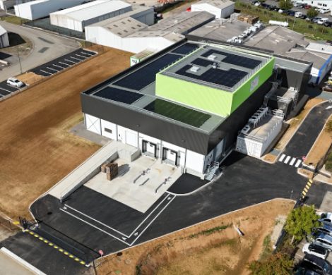 Livraison de la nouvelle unité de  production de produits traiteur surgelés pour VENT DES SAVEURS en Vendée